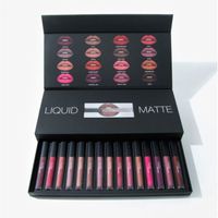 GLOSS HUDA BEAUTY - Coffret de 16 Lipticks Matte - Noel GLOSS HUDA BEAUTY - Coffret de 16 Lipticks Matte - Noel