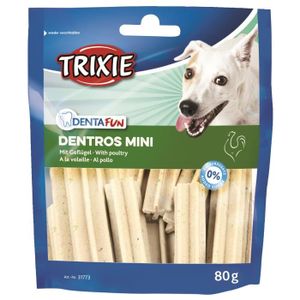 TRIXIE Dentros mini Denta Fun ? la volaille - Pour chien - 60g
