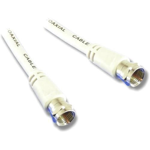 LINEAIRE TVSATE Câble antenne fiche F mâle / mâle 3m00