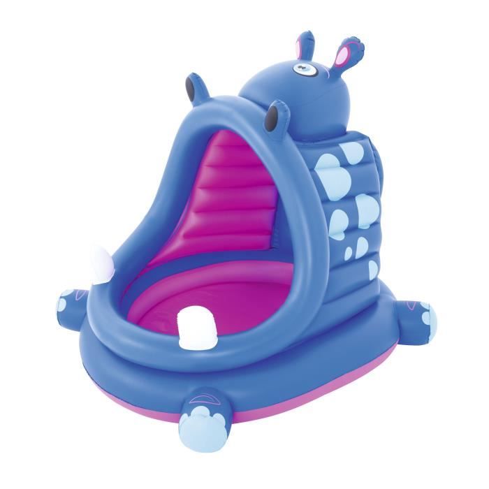 BESTWAY Piscinette gonflable Hippo Baby Pool - 112 x 99 x 97 cm