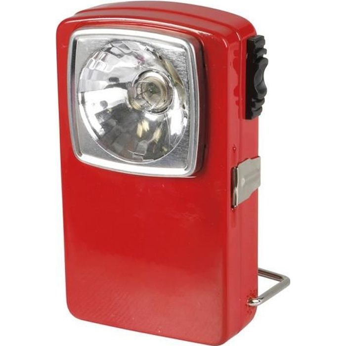 EXPERT LINE Torche plate 3 LED métal rouge