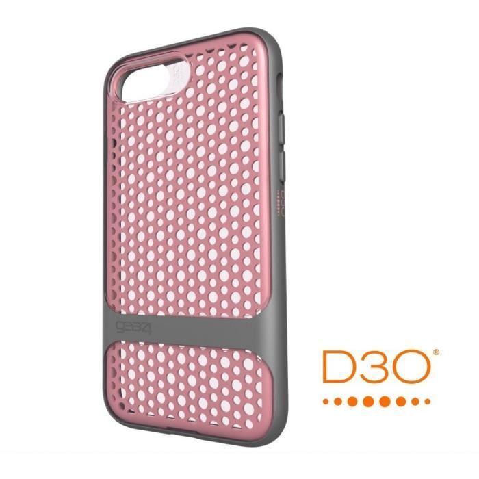 GEAR4 D3O Carnaby Coque - iPhone 7 - Gris rose