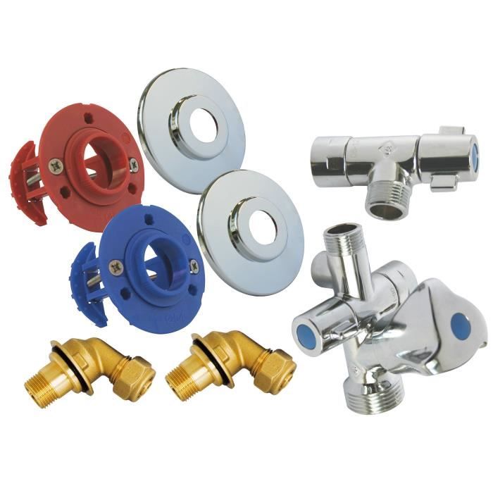 SOMATHERM Raccord Robinet sous évier - pour tube PER - Ø 12 - Raccord a compression PER