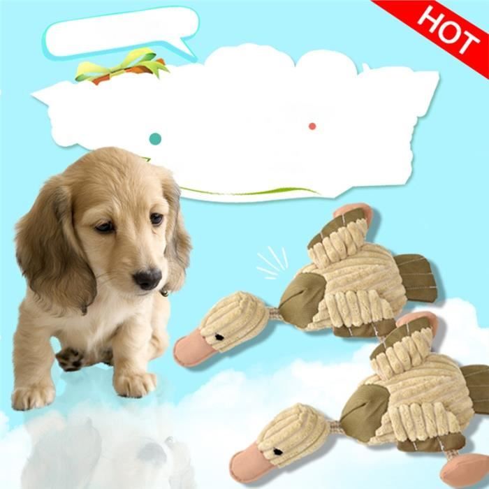 Chien Mâcher Jouet Son En Peluche Pet Puppy Jouets Squeaky Canard Jouets Doux Animaux Morsure Mâcher Chiot Chien Jouet