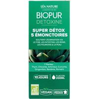 DÉTOXIFIANT BIOPUR Cocktail Détoxication - 5 émonctoires - 200 DÉTOXIFIANT BIOPUR Cocktail Détoxication - 5 émonctoires - 200