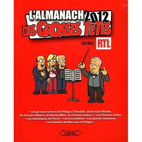 ALMANACH DES GROSSES TETES (EDITION 2012)   Achat / Vente BD