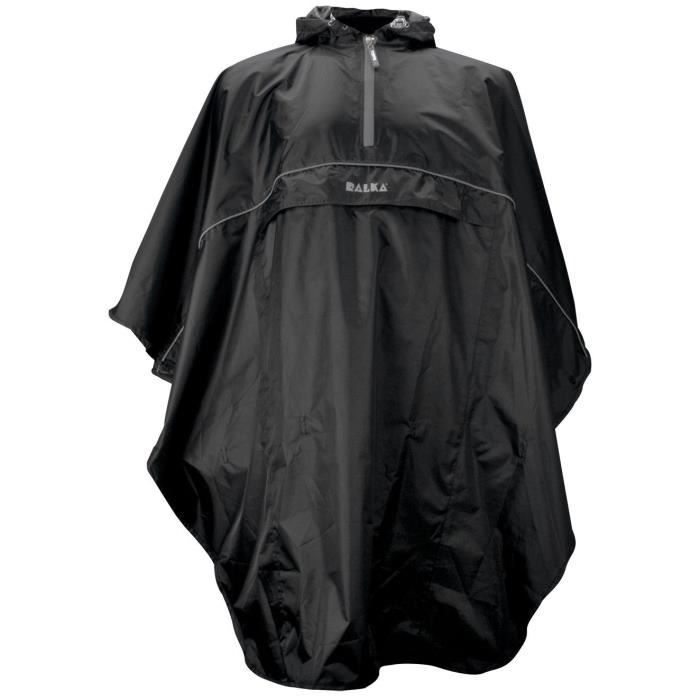 RALKA Poncho - Adulte - Noir