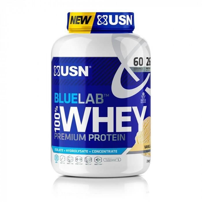 USN Blue Lab Whey Vanile USNBLW13 - Bleu et blanc - 2 kg