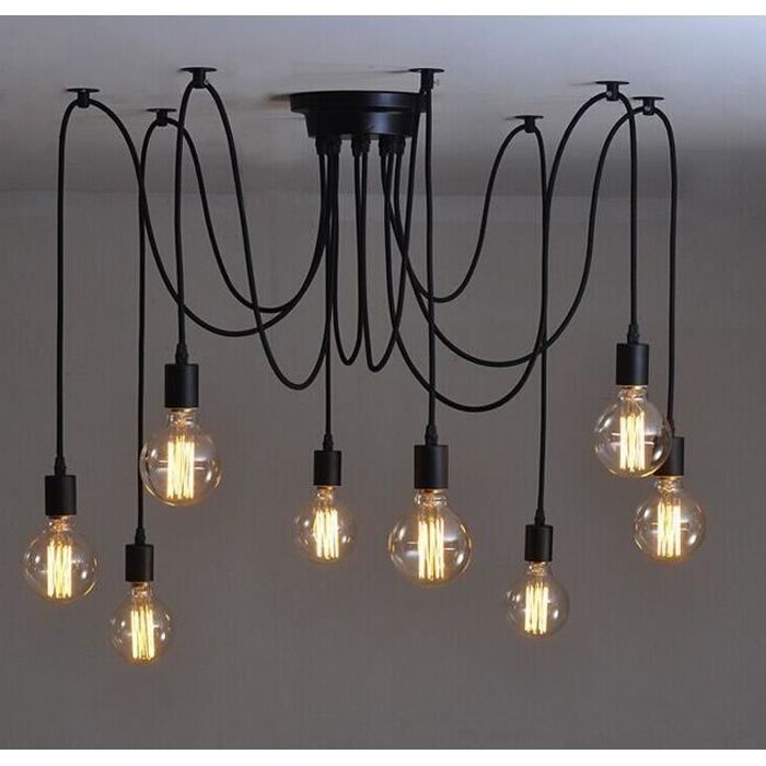 Ledgle Lustre suspension câble 1.5m ampoule E27 lampe led luminaire ... Ledgle Lustre suspension câble 1.5m ampoule E27 lampe led luminaire ...