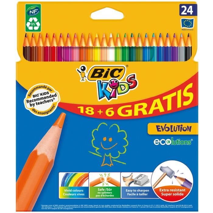 BIC Ecolution Evolution™ 18+6 Gratuits   Achat / Vente MARQUEUR