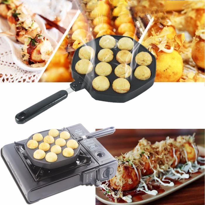 12 Trous Takoyaki Octopus Grill Plateau Moule1