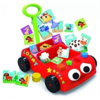 PORTEUR - POUSSEUR LISCIANI Chariot jeux à tirer Carotina Baby PORTEUR - POUSSEUR LISCIANI Chariot jeux à tirer Carotina Baby