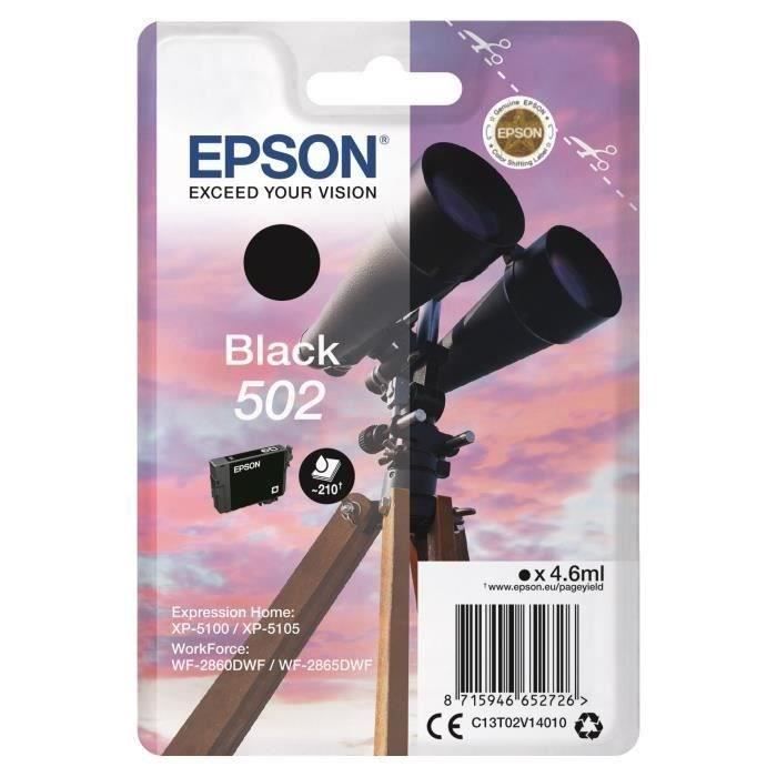 EPSON Cartouche Jumelles - Noir 502