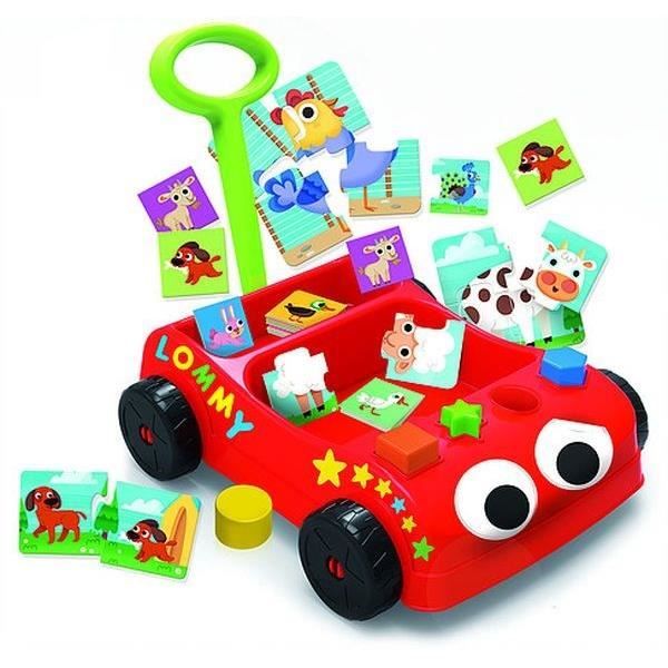 LISCIANI Chariot jeux à tirer Carotina Baby