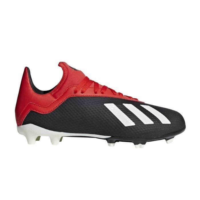 Adidas Noir Rouge 3 Football Junior Chaussures 18 X Fg f6yI7gvbY
