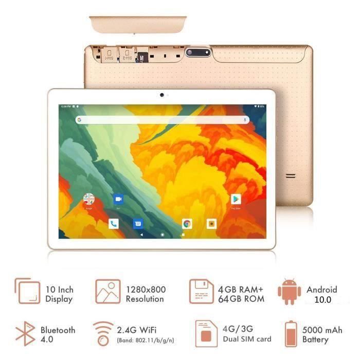  Tablette tactile K107 - 64Go - 4Go RAM - 10.1Pouces1