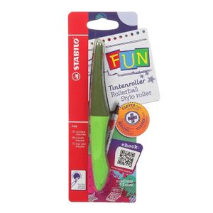 STABILO FUN - un roller + stickers + astuces - vert