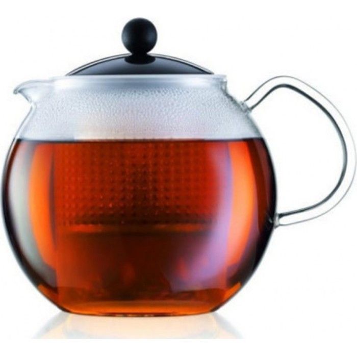 BODUM ASSAM Théière piston filtre plastique 1,5L noir