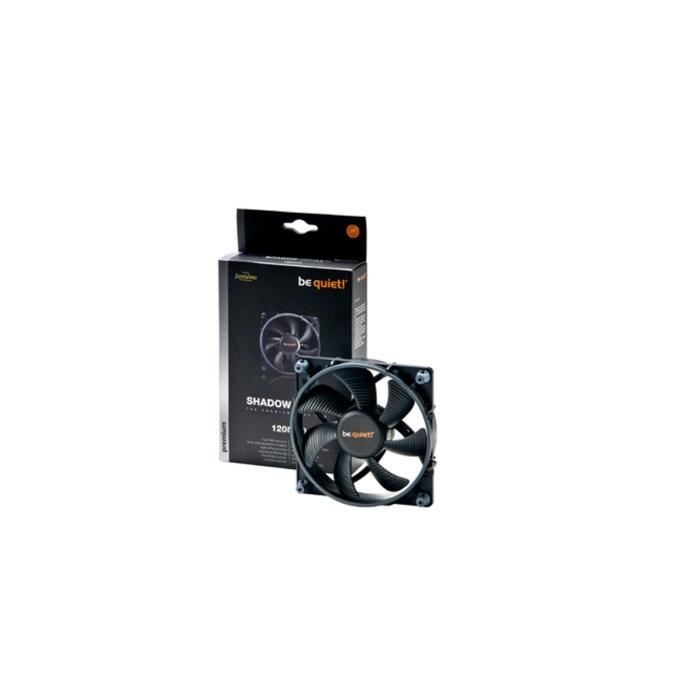 Be Quiet Ventilateur de boîtier SHADOW WINGS - 120mm - High-Speed