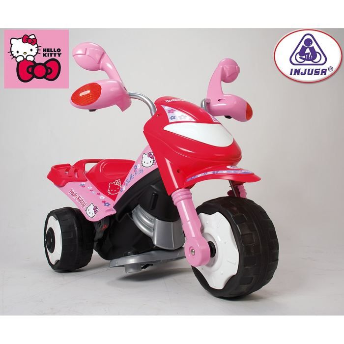  HELLO  KITTY  Scooter Trimoto Electrique  enfant 6 Volts 