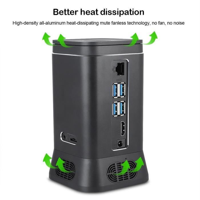 Mini PC 2MP Caméra 4 + 64G N4100 pour système3