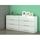 Commode CLAIRE - 6 tiroirs - MDF laqué blanc