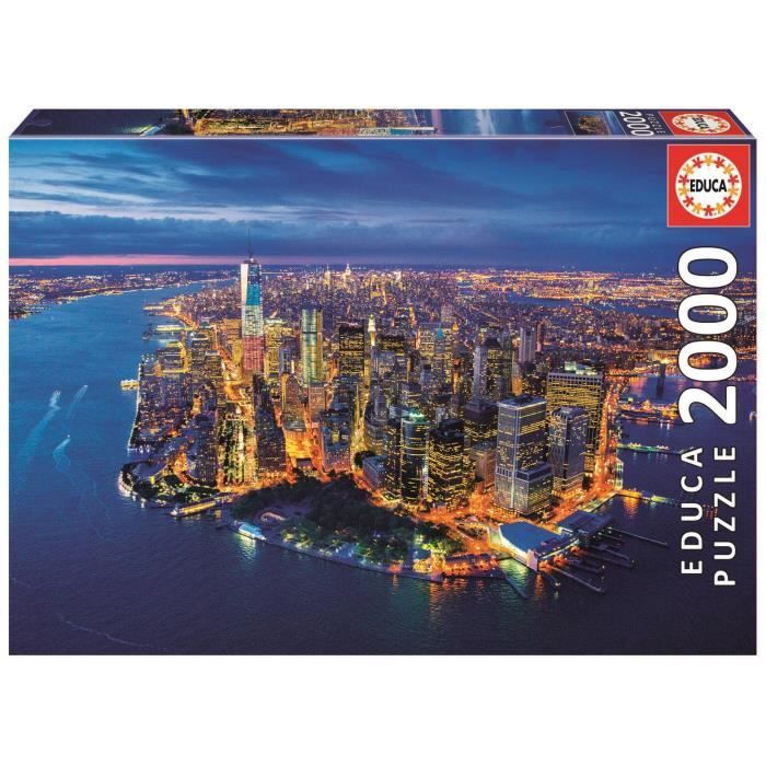 EDUCA Puzzle 2000 Pièces - New York Vu Du Ciel
