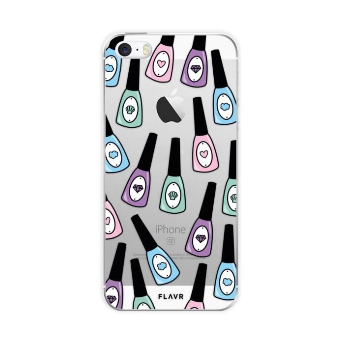 FLAVR Coque iPlate Verni à ongles - Iphone 5 / 5s / SE - Rose
