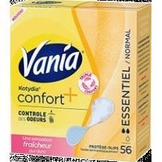 VANIA Lot de 56 ProtègeS-slips Essentiel - Confort Plus - Normal
