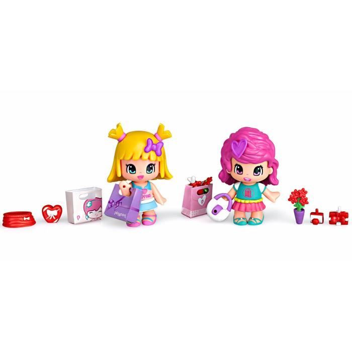 PINYPON Coffret 2 Figurines Shopping Achat / Vente figurine