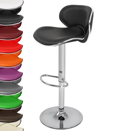 Tabouret De Bar Grant Similicuir - Chaise Haute De Bar Confortable