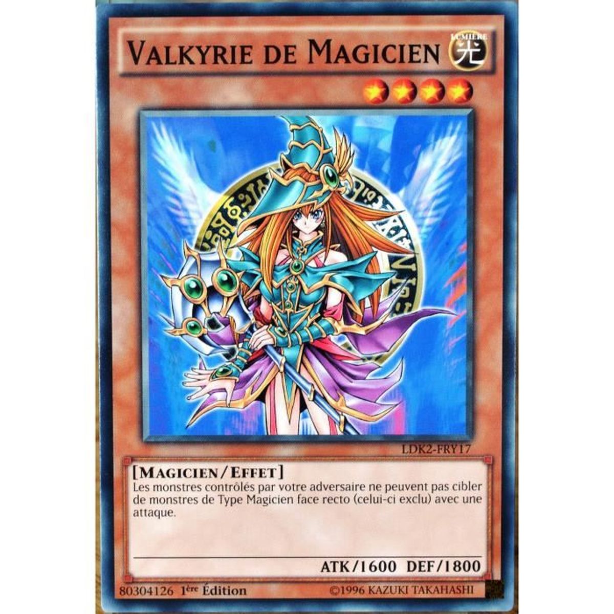 Carte YUGIOH LDK2FRY17 Valkyrie de Magicien Achat / Vente carte a collectionner Cdiscount