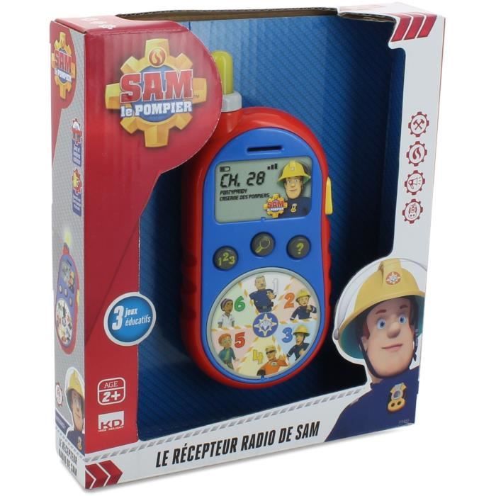 SAM LE POMPIER Talkie Walkie Le Récepteur Radio eletronique