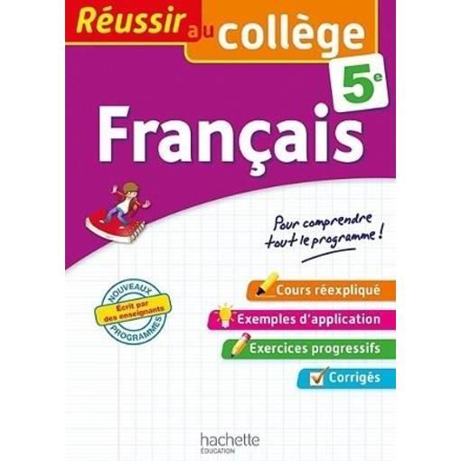 Livre Reussir Au College Français 5e - 