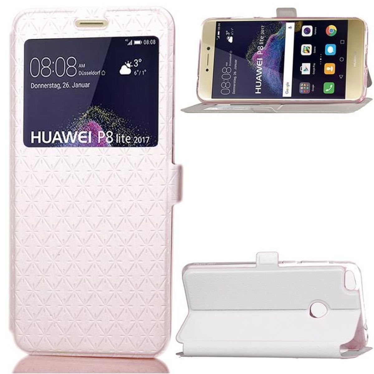 coque portefeuille huawei p8 lite 2017 blanc coque portefeuille huawei p8 lite 2017 blanc