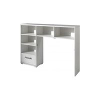 TÊTE DE LIT Tête de lit blanc 1 tiroir 5 niches – SOPHIE 148 TÊTE DE LIT Tête de lit blanc 1 tiroir 5 niches – SOPHIE 148