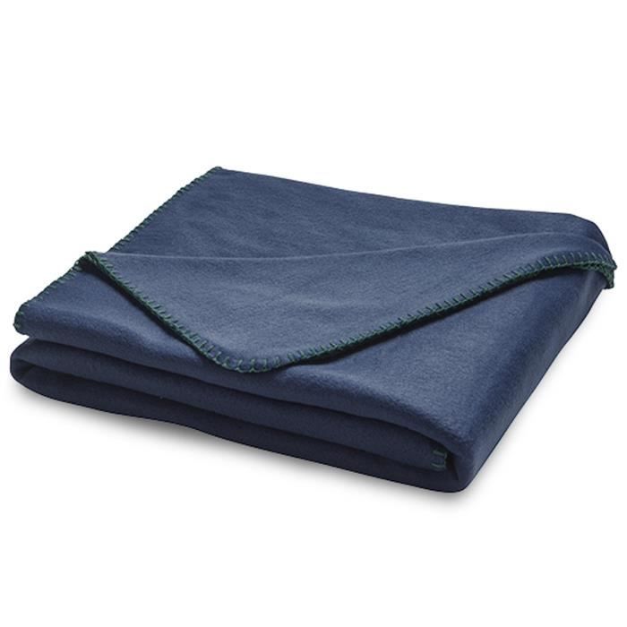 TODAY Plaid Access - 100% polyester - 125 x 150 cm - Ciel d'orage