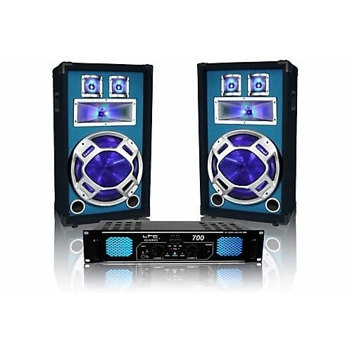 LTC DJ12 BB Pack Sono ampli 700W + enceintes 600W   Achat / Vente PACK