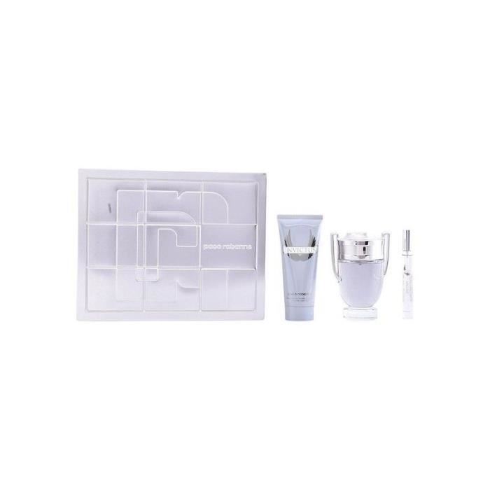 Set De Parfum Homme Invictus Paco Rabanne 3 Pcs Multicolore