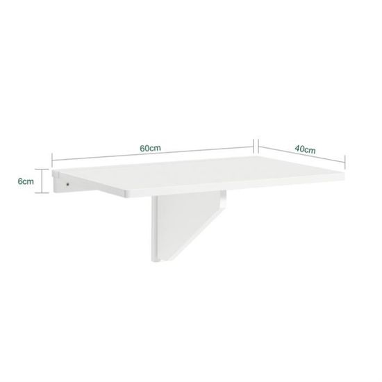 Meble Sobuy Table Murale Table De Cuisine Pliante