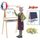 Jeujura - Tableau Double face Créatifs en Bois (cr