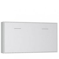 LIT ESCAMOTABLE Armoire lit horizontale escamotable STRADA blanc m LIT ESCAMOTABLE Armoire lit horizontale escamotable STRADA blanc m