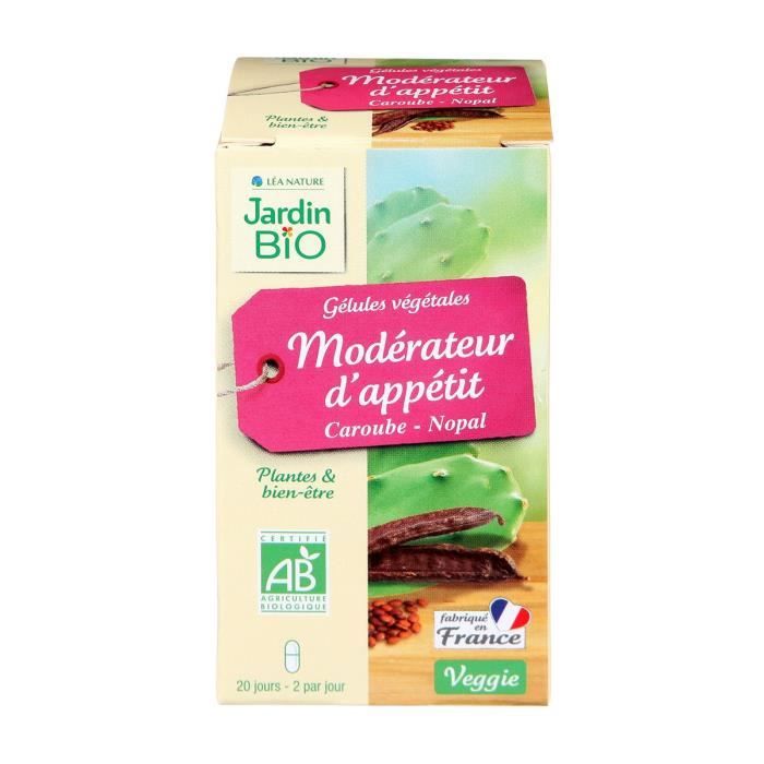 JARDIN BIO 40 gélules végétales - Bio - 21 g - Aide minceur