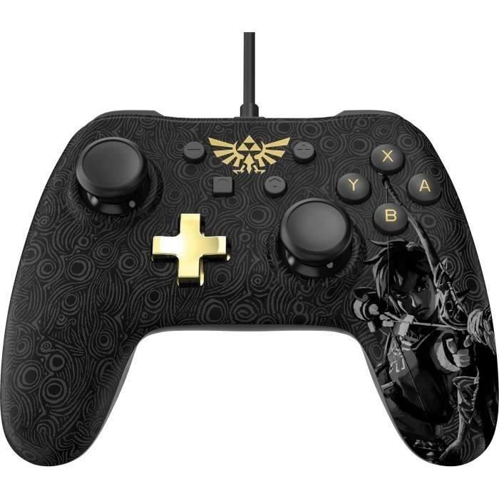 Manette filaire Core Plus Zelda - Noir et doré