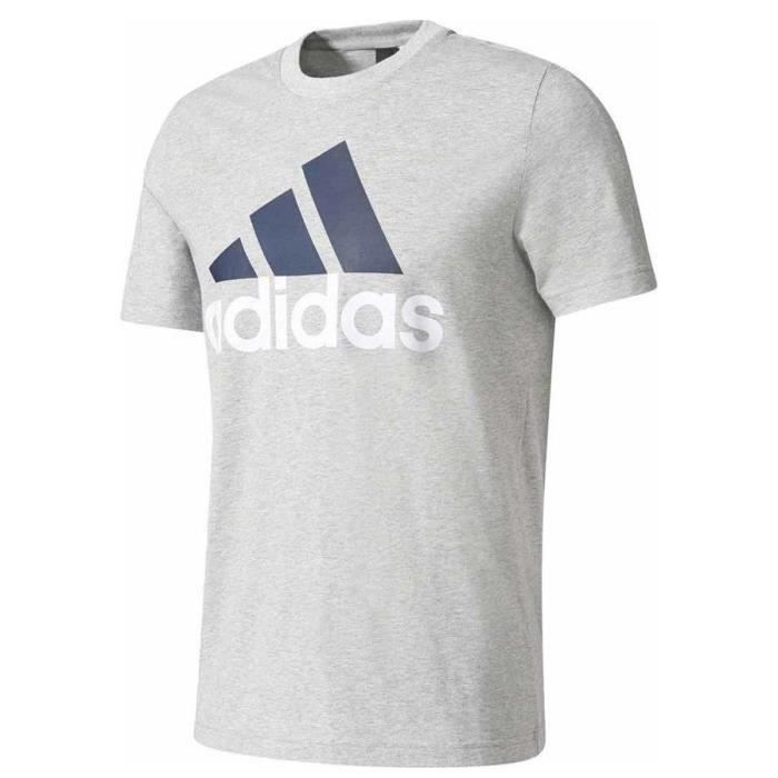 ADIDAS ORIGINALS T-Shirt Manches Courtes Homme Gris Clair
