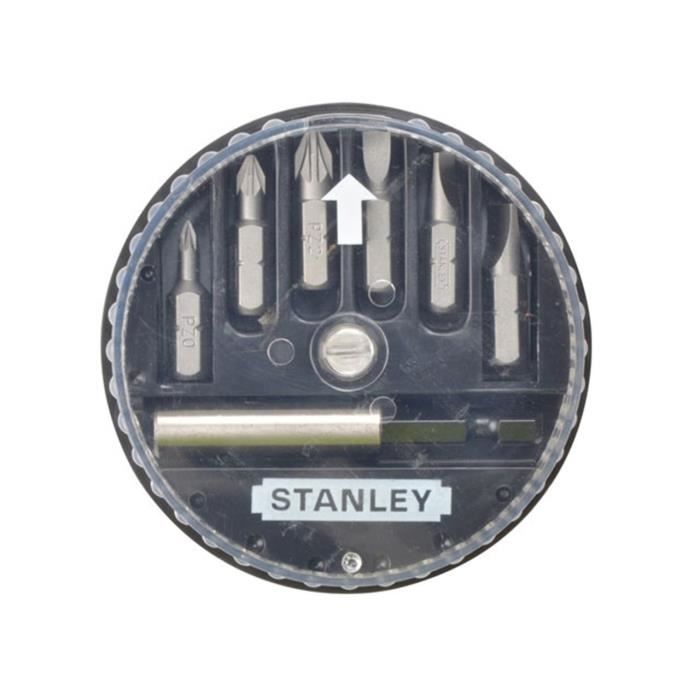 STANLEY Coffret de 6 embouts de vissage