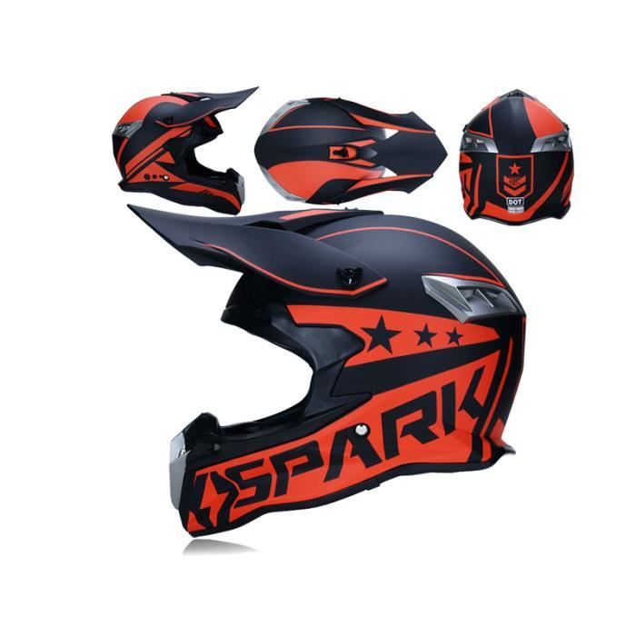 Casque Cross Adulte De Marque Homme Et Femme Avec Lunettes Moto