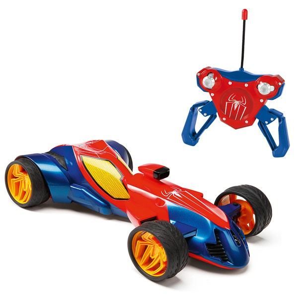 Majorette   Spiderman Radiocommandé Turbo Racer 124   Une vitesse