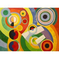 TABLEAU - TOILE Tableau Rythme joie de vivre Robert Delaunay 75 x TABLEAU - TOILE Tableau Rythme joie de vivre Robert Delaunay 75 x