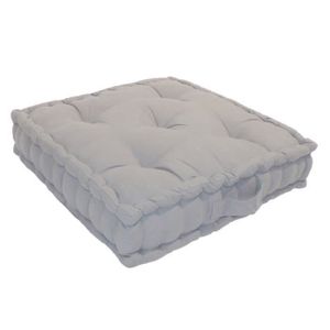 COUSSIN - MATELAS DE SOL Coussin de sol Grand Format 100% Coton 60x60x15cm 